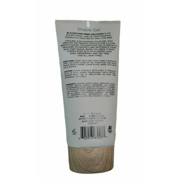 NEW Blackstone Mens Grooming Shave Gel Smooth Sandalwood 6oz - Picture 2 of 2